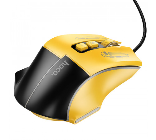 Мишка Games дротова Hoco GM31 Overlord з підсвіткою BLACK-YELLOW