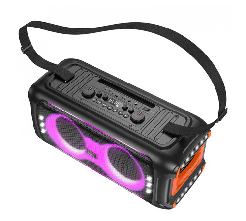 УЦІНКА Портативна колонка Hoco HA9 Kayman з 2-ма мікрофонами (58,8*26,28*27,65 см) (розбитий корпус)