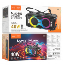 УЦІНКА Портативна колонка Hoco HA9 Kayman з 2-ма мікрофонами (58,8*26,28*27,65 см) (розбитий корпус)