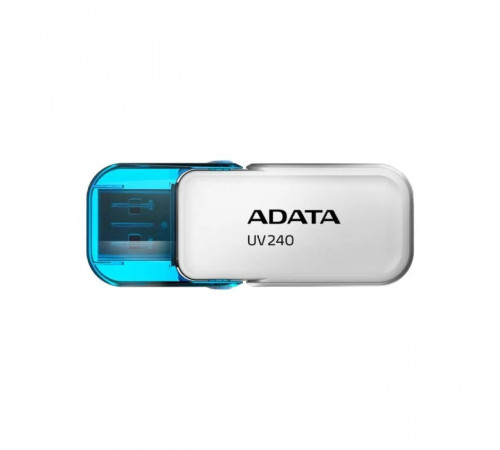 Флеш-накопичувач ADATA USB 2.0 AUV 240 64Gb White (AUV240-64G-RWH)