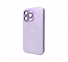 Чохол для смартфона AG Glass Matt Frame Color Logo for Apple iPhone 12 Pro Max Light Purple (AGMattFrameiP12PMLPurple)