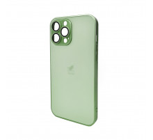 Чехол для смартфона AG Glass Matt Frame Цвет для Apple iPhone 13 Pro Max Light Green (AGMattFrameiP13PMLGreen)