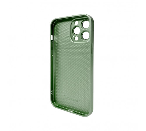 Чохол для смартфона AG Glass Matt Frame Color Logo for Apple iPhone 13 Pro Max Light Green (AGMattFrameiP13PMLGreen)