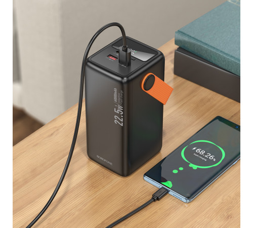 УМБ Power Bank Borofone BJ66B Magnifico 60000mAh PD20W+22.5W (з ліхтарем)