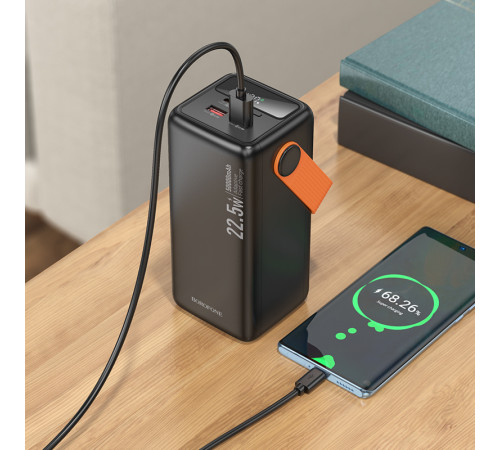 УМБ Power Bank Borofone BJ66A Magnifico 50000mAh PD20W+22.5W (з ліхтарем)