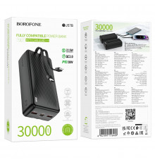 УМБ Power Bank Borofone BJ57B Graceful 30000mAh PD20W+22.5W (with cable Type-C+Lightning)