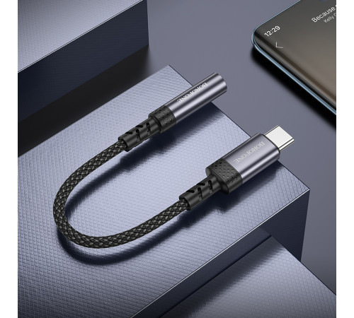 Перехідник Borofone BV24 Graceful Type-C to 3.5mm 0.15m