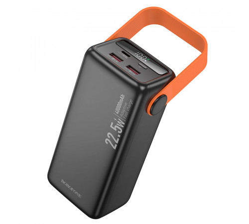 УМБ Power Bank Borofone BJ66 Magnifico 40000mAh PD20W+22.5W (з ліхтарем)