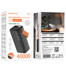 УМБ Power Bank Borofone BJ66 Magnifico 40000mAh PD20W+22.5W (з ліхтарем)
