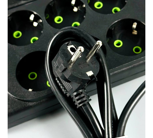 Мережевий подовжувач UA Power F33U 4USB+2Type-C 3.1A 6 розеток 6m