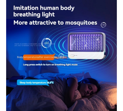 Лампа-пастка від комах RLY-01 1200mAh (з вбуд. акум.) (20,0*28,0*5,0 см)