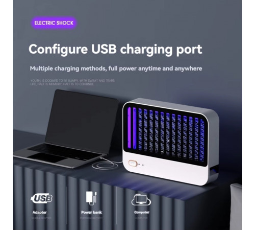 Лампа-пастка від комах RLY-01 1200mAh (з вбуд. акум.) (20,0*28,0*5,0 см)