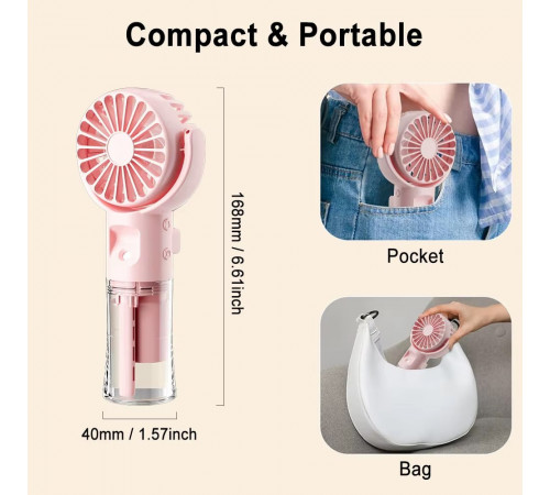 Вентилятор F4 800 mAh з розпилювальним охолодженням (з вбуд. акум.)