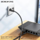 Мережевий кабель BOROFONE BUS01 Category 6 Gigabit network cable(L=10M) Black (6941991103971)