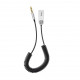 Bluetooth-ресивер Baseus BA01 USB Wireless adapter cable Black (CABA01-01)