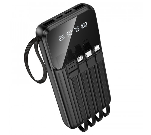 УМБ Power Bank Borofone BJ76 Smart 10000mAh 2A (with cable USB+Type-C+Micro+Lightning)