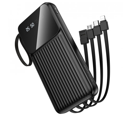 УМБ Power Bank Borofone BJ76 Smart 10000mAh 2A (with cable USB+Type-C+Micro+Lightning)