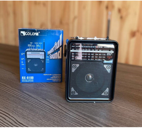 Радиоприемник GOLON RX9100, LED, 3W, AM/FM радио  (24)