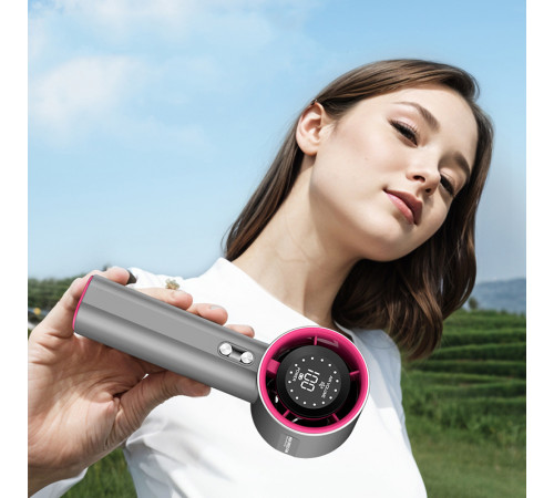 Вентилятор Turbo S001 з цифровим дисплеєм (з вбуд. акум.) (16,0см)