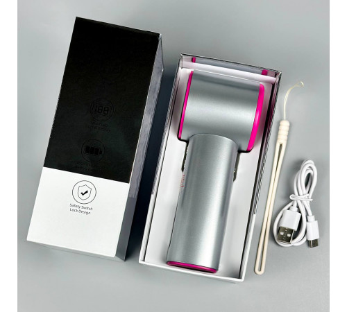 Вентилятор Turbo S001 з цифровим дисплеєм (з вбуд. акум.) (16,0см)