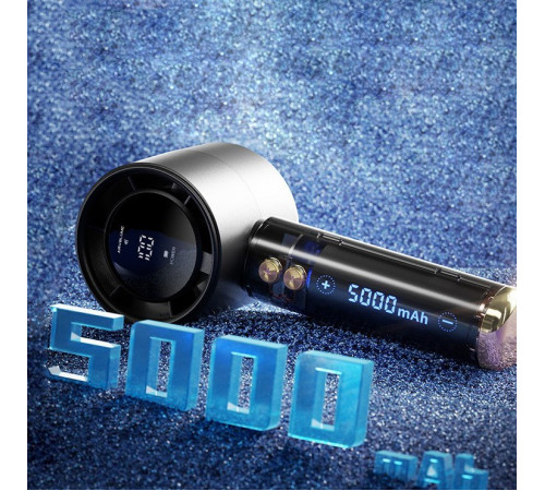 Вентилятор Turbo N68 з цифровим дисплеєм (з вбуд. акум.) (15,0см)