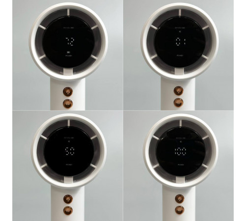 Вентилятор Turbo N68 з цифровим дисплеєм (з вбуд. акум.) (15,0см)