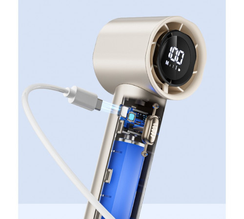 Вентилятор Turbo S29 з цифровим дисплеєм (з вбуд. акум.) (16,0см)