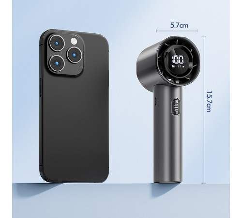 Вентилятор Turbo S29 з цифровим дисплеєм (з вбуд. акум.) (16,0см)