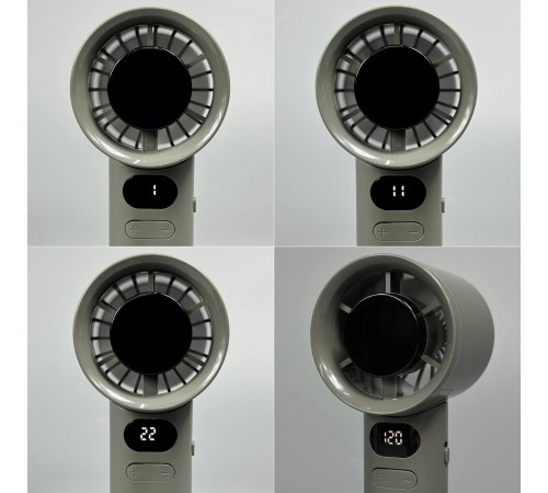 Вентилятор Turbo M11 з цифровим дисплеєм (з вбуд. акум.) (16,0см)