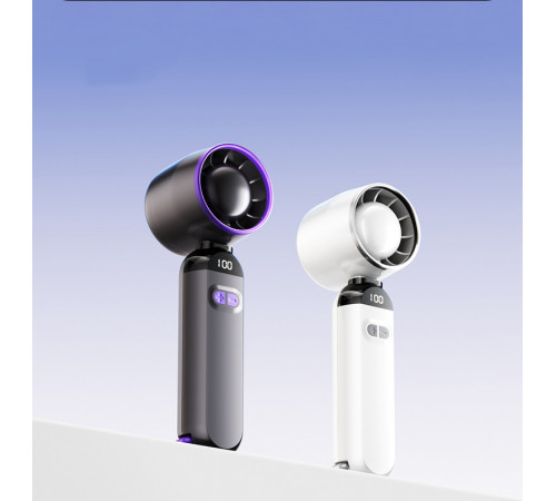 Вентилятор (складний) Turbo F85 з цифровим дисплеєм (з вбуд. акум.) (18,0см)