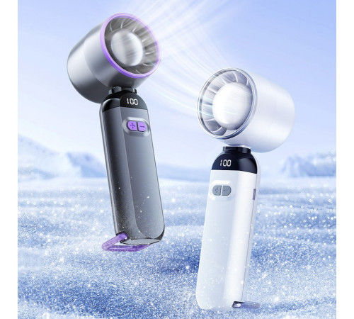 Вентилятор (складний) Turbo F85 з цифровим дисплеєм (з вбуд. акум.) (18,0см)