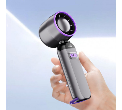 Вентилятор (складний) Turbo F85 з цифровим дисплеєм (з вбуд. акум.) (18,0см)