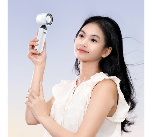 Вентилятор (складний) Turbo F85 з цифровим дисплеєм (з вбуд. акум.) (18,0см)