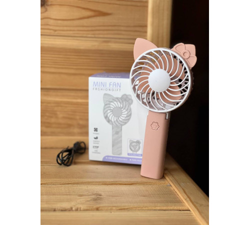 Вентилятор  Мини Складной Портативный Вентилятор Мультфильм Cat USB (100)