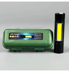 Ліхтар BL-510,1501 (XPE+COB, Li-Ion акумулятор, Micro)