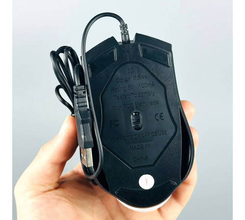 Мишка Games дротова Jedel M82 з RGB підсвічуванням (DPI:1000)