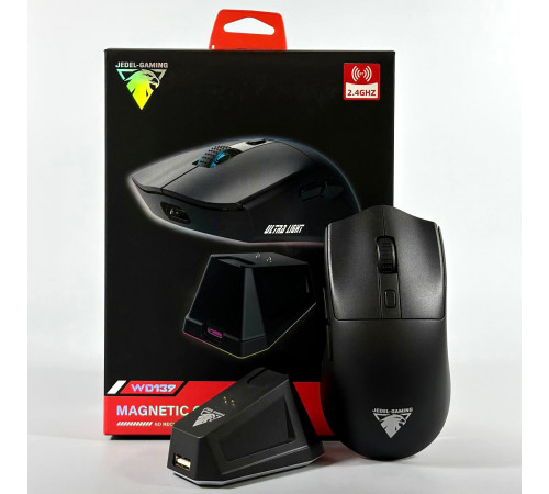 Мишка Games бездротова Jedel WD139 Magnetic dock station, Dual Mode Connection (DPI:800,1200,1600)