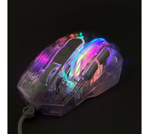 Мишка Games дротова Jedel GM1400 Crytal 6D, RGB (DPI:1000-7200)