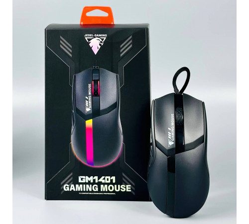 Мишка Games дротова Jedel GM1401 RGB (DPI:1000-12400)