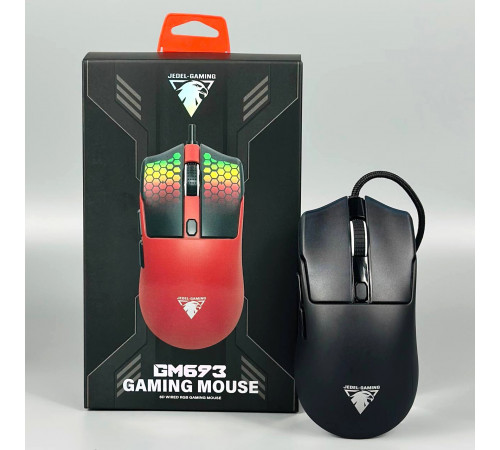 Мишка Games дротова Jedel GM693 RGB (DPI:1000-7200)