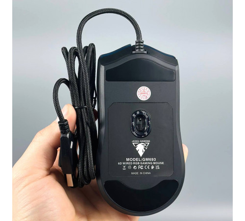 Мишка Games дротова Jedel GM693 RGB (DPI:1000-7200)
