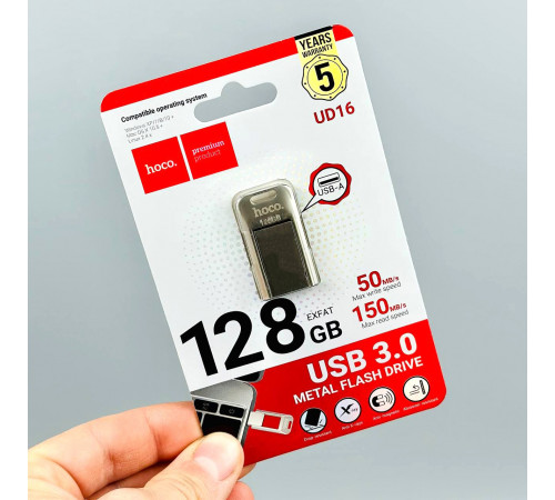 USB флеш Hoco UD16 128GB Smart USB3.0 Швидкісна