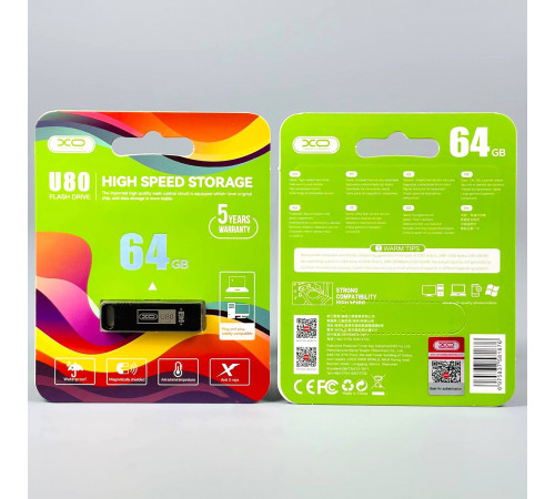 USB флеш XO U80 64Gb USB2.0