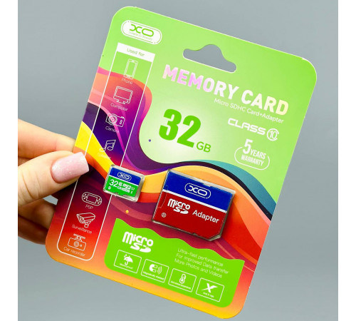 Карта пам'яті XO High level 32Gb 10 Class NEW (з адаптером)