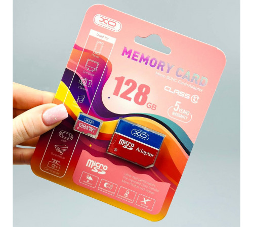 Карта пам'яті XO High level 128Gb 10 Class NEW (з адаптером)