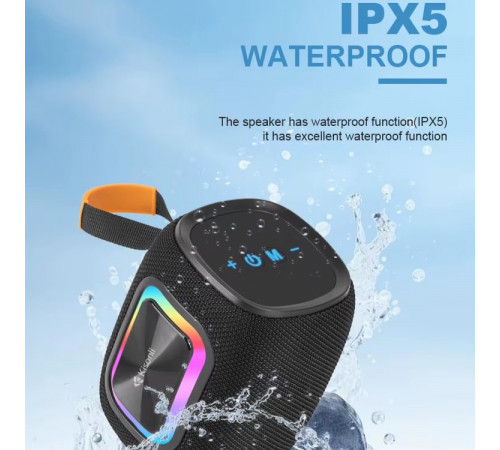 УЦІНКА Портативна колонка Kisonli Q25 RGB 1800mAh (10,8*10,8*13,2 см) (під ремонт)