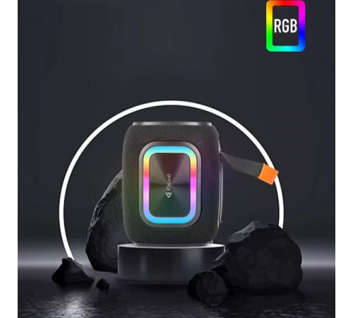 УЦІНКА Портативна колонка Kisonli Q25 RGB 1800mAh (10,8*10,8*13,2 см) (під ремонт)