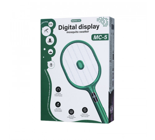 Мухобійка-ракетка складна Remax MC-5 1200mAh