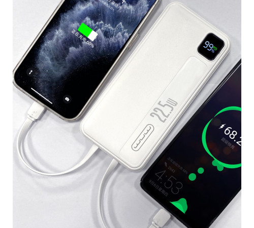 УМБ Power Bank WUW Y139 10000mAh PD22.5W (with cable Type-C+Lightning)