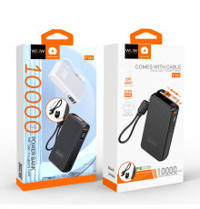 УМБ Power Bank WUW Y141 10000mAh PD22.5W (with cable Type-C+Type-C to Lightning)